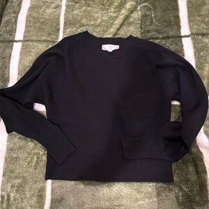 Ribbed knit sweater top